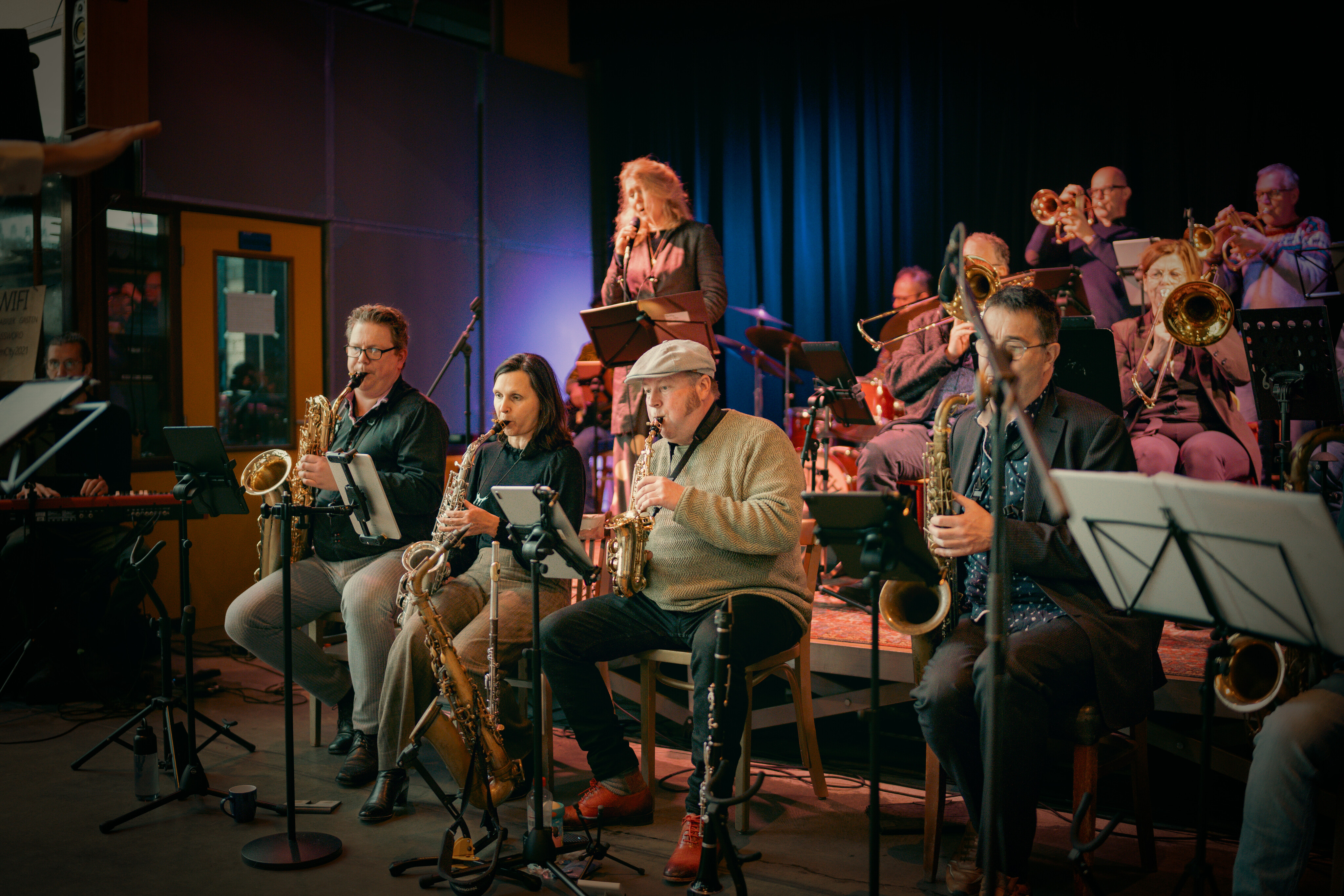Stadsfabriek Alkmaar — 2024 01 06 Burn Brigade Big Band — 0006 — Foto 4643