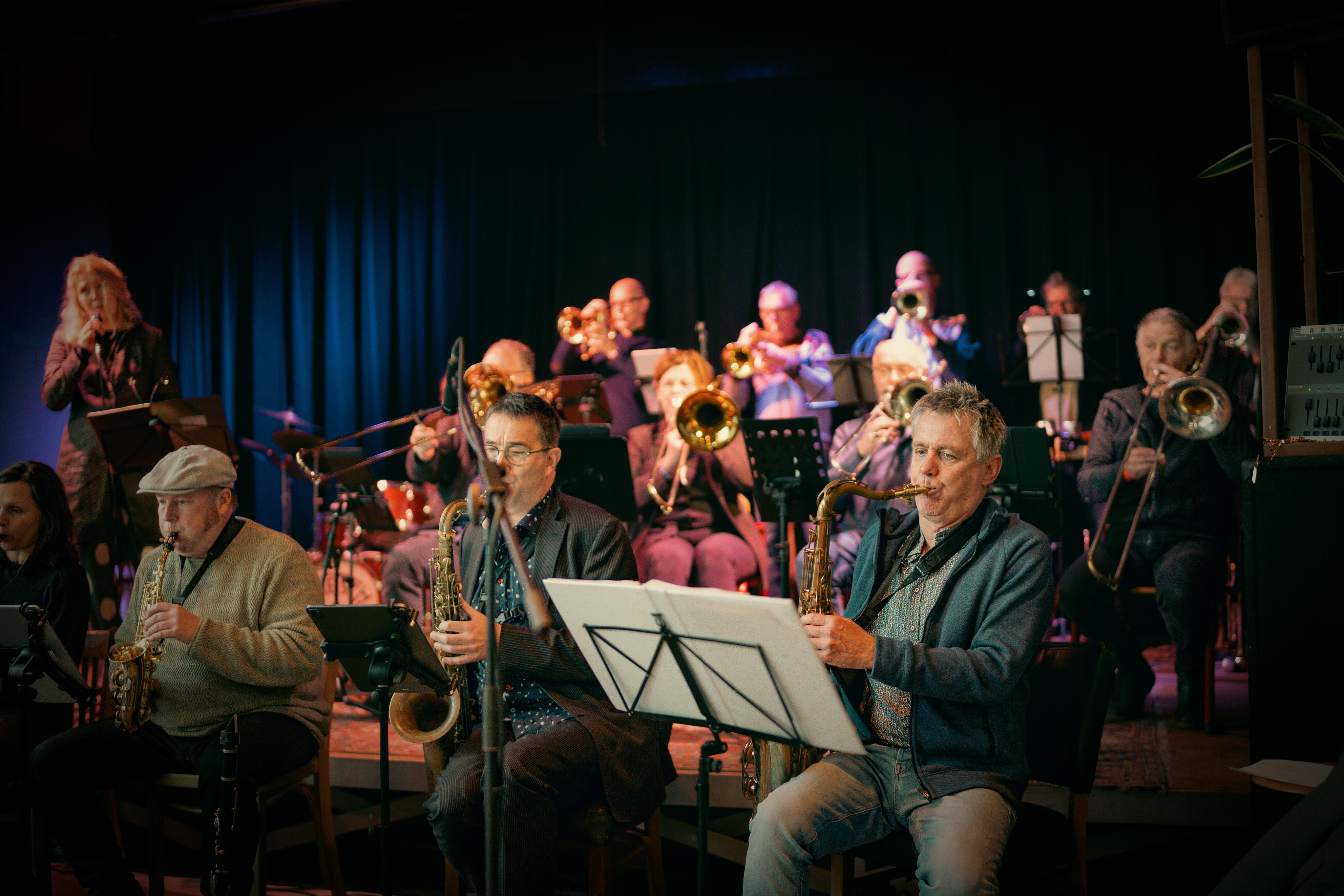 Stadsfabriek Alkmaar — 2024 01 06 Burn Brigade Big Band — 0009 — Foto 4641