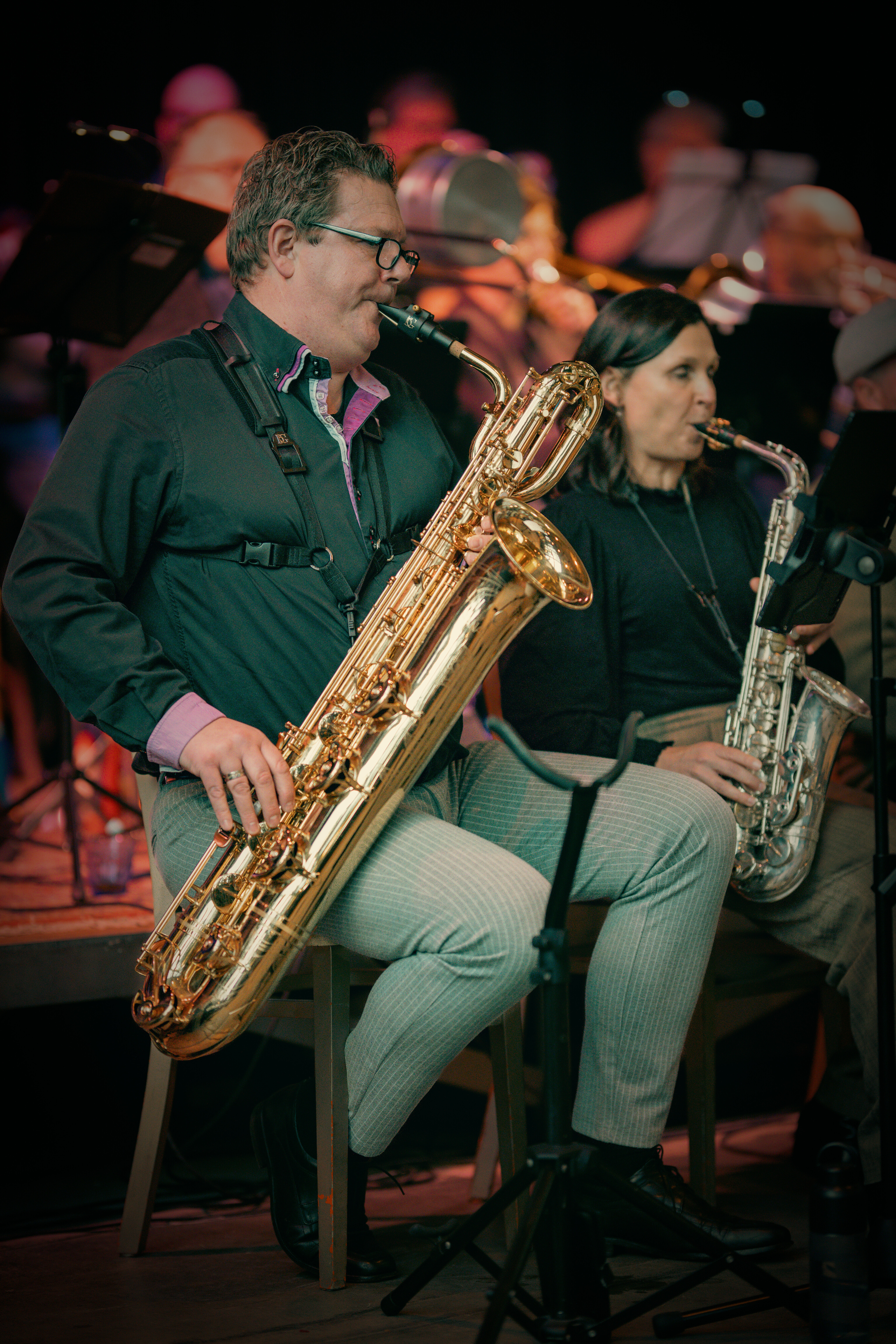 Stadsfabriek Alkmaar — 2024 01 06 Burn Brigade Big Band — view — 0018 — Foto 00184
